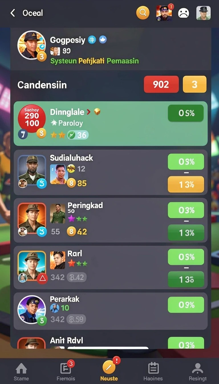 Galeri pratinjau visual dewalin build APK resmi terbaru