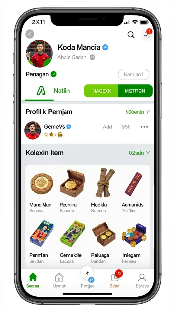 Cuplikan layar menu unduhan dewalin untuk perangkat Android